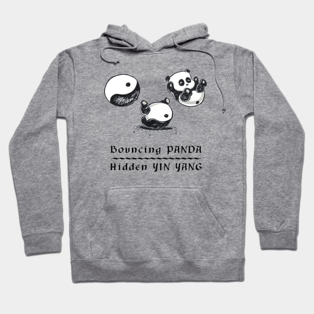 Yin Yang Panda Hoodie by Yong Toon